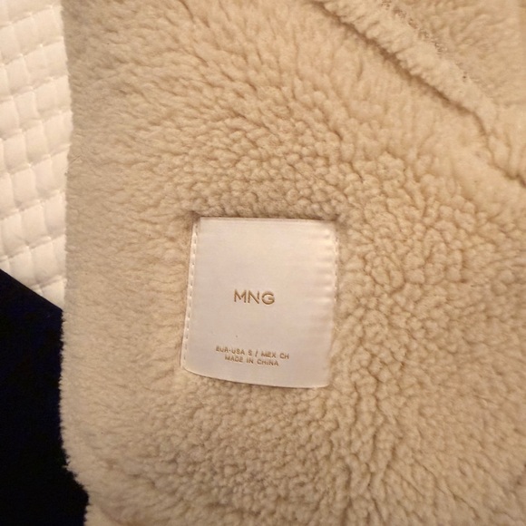 Mango Tan Shearling Jacket - Picture 3 of 5